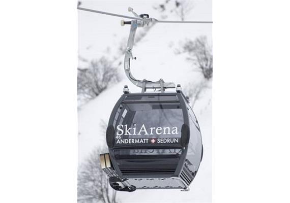 Jägerndorfer 84190-1 Omega IV Kabine "Ski Arena Andermatt Sedrun" anthrazit - 1:32 | Bild 2