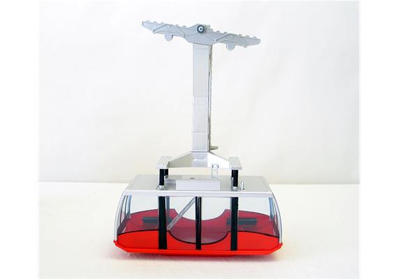 Jägerndorfer 89393 Seilbahn mit 2 Gondeln rot (Batteriebetrieb)