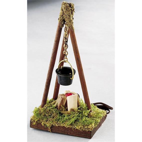 Kahlert 49665 Lagerfeuer mit LED, 9 cm