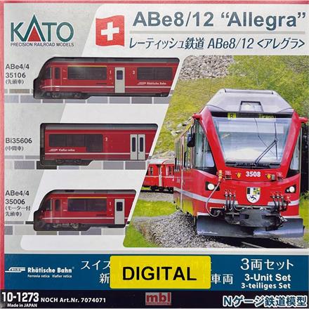 Kato 10-1273D RhB Allegra ABe 8/12 #3506 "Anna von Planta", digital - N (1:160)