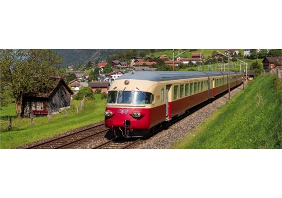 Kato 10-781 SBB RAe II Gottardo 6 - Car Set - N (1:160)