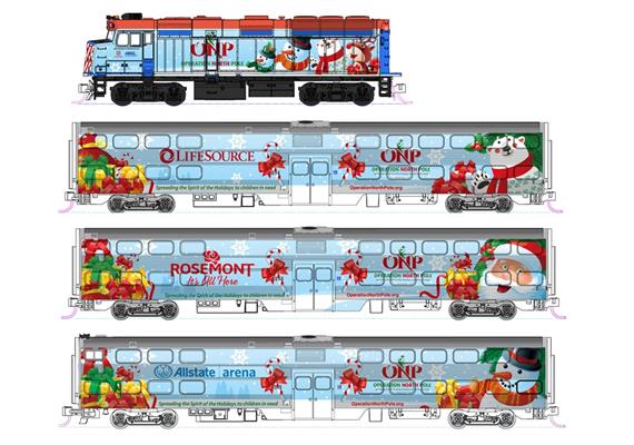 Kato 106-2016 Operation North Pole Christmas Train mit F40PH (Grundset) N | Bild 1