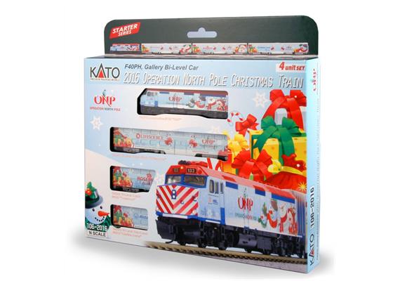Kato 106-2016 Operation North Pole Christmas Train mit F40PH (Grundset) N | Bild 2