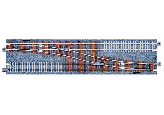 Kato 20-231 Doppelgleis mit Weiche rechts, 248 mm - N (1:160) | Bild 1