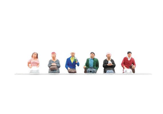 Kato 24-225 Sitzende Figuren ohne Beine - N (1:160)