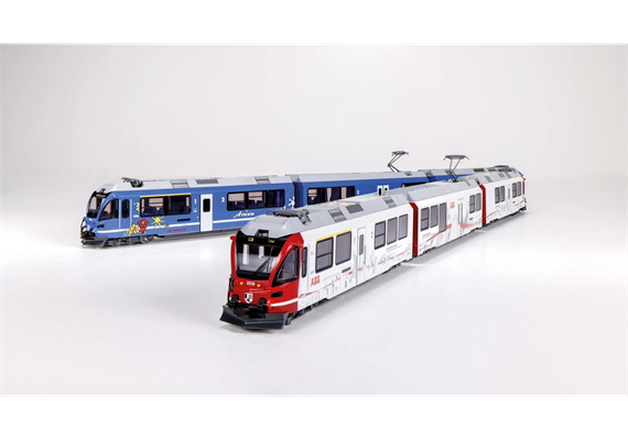 Kato 7074076 RhB Allegra ABe 8/12 3 teilig #3500 Arosa Desing - N (1:160) | Bild 3