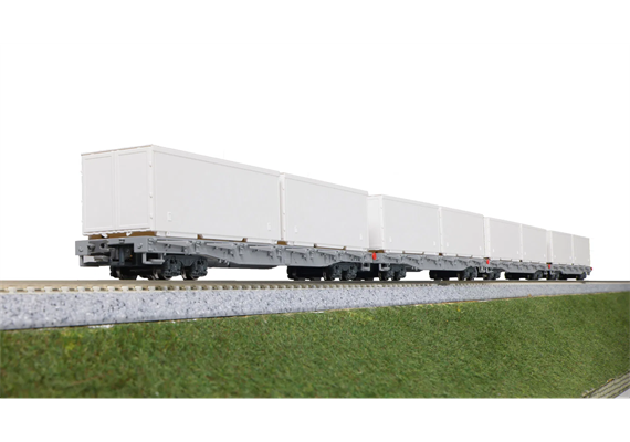 Kato 7074106 (10-1892) RhB Rungenwagen R-w mit Container - N (1:160)