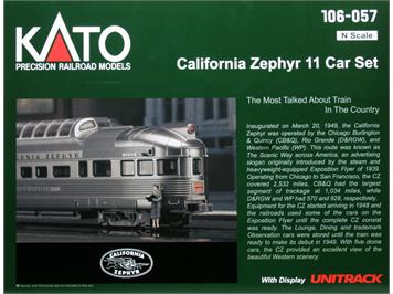 Kato California Zephyr 11-teilig