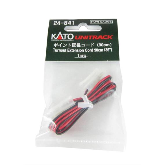 Kato 24-841 (78502) Verlängerungskabel für Weichen rot/schwarz