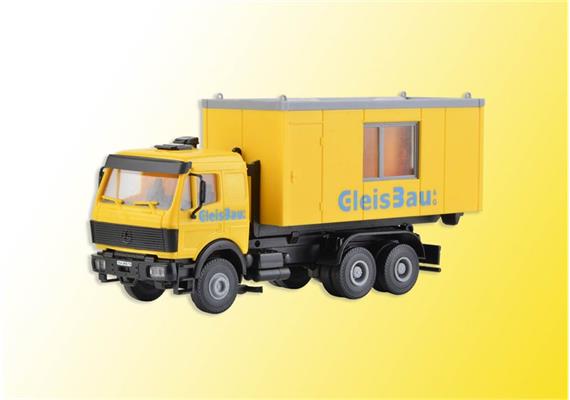 Kibri 16310 MB LP Wechsellader mit GleisBau Bürocontainer HO | Bild 1