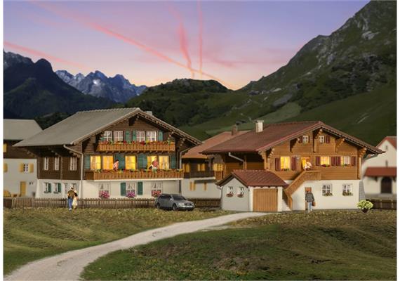Kibri 37034 2 Chalets Lenk - N (1:160) | Bild 4