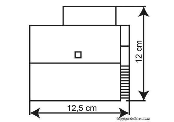 Kibri 38011 Berghaus inklusive Hausbeleuchtungs-Startset - H0 (1:87) | Bild 5