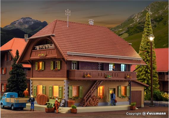 Kibri 38024 Käserei Thal in Heimisbach inkl. Hausbeleuchtungs-Startset, Bausatz - H0 | Bild 1