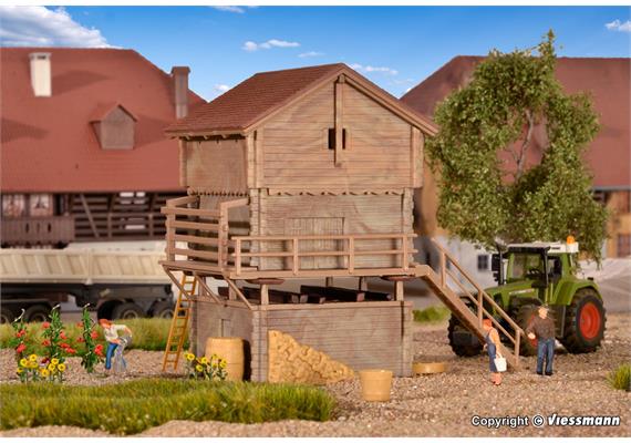 Kibri 38035 Stall und Stadel - H0 (1:87) | Bild 1