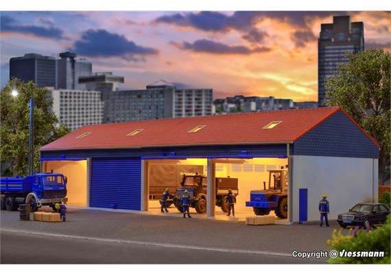 Kibri 38136 Garagen für 4 LKW - H0 (1:87) | Bild 2