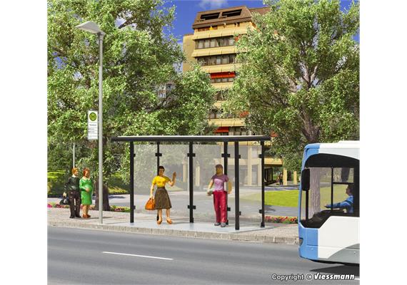 Kibri 38179 Bushaltestelle mit Flachdach - H0 (1:87) | Bild 1