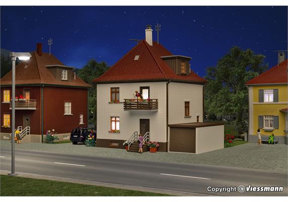 Kibri 38200 Siedlungshaus mit Garage - H0 (1:87) | Bild 2