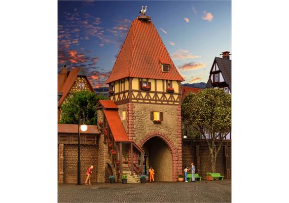 Kibri 38470 Fachwerkturm mit Tor HO | Bild 4
