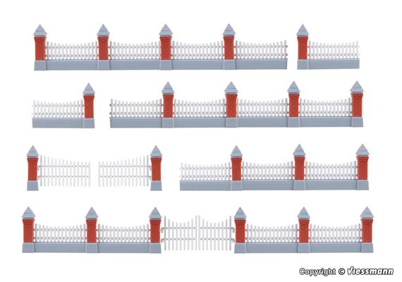 Kibri 38630 Zaun gemauert - H0 (1:87) | Bild 2