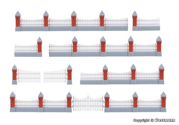 Kibri 38630 Zaun gemauert - H0 (1:87) | Bild 2