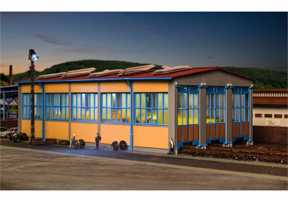 Kibri 39450 Lokschuppen, dreiständig - H0 (1:87) | Bild 2