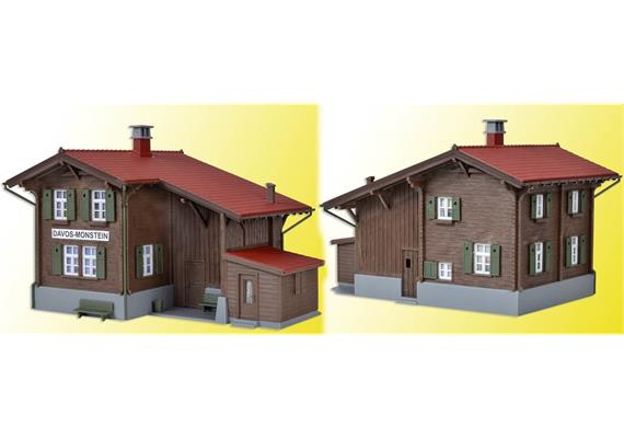 Kibri 39493 Bahnhof Davos-Monstein inkl. Hausbeleuchtungs- Startset, Funktionsbausatz | Bild 2