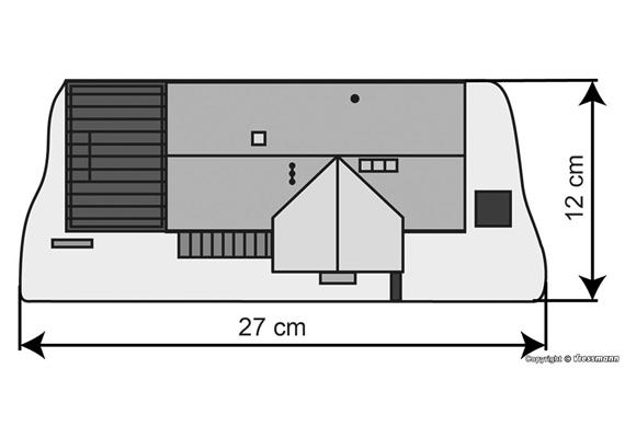 Kibri 39496 Bahnhof Maienfeld inkl. Hausbeleuchtungs- Startset - H0 (1:87) | Bild 6