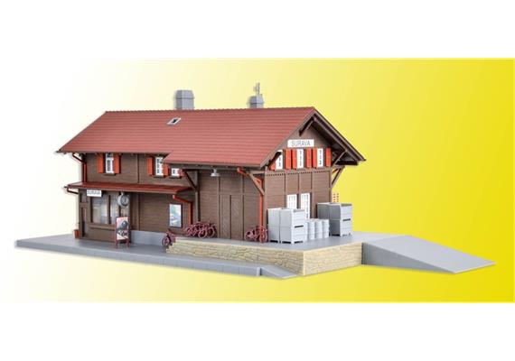 Kibri 39519 Bahnhof Surava inklusive Hausbeleuchtungs- Startset - H0 (1:87) | Bild 1