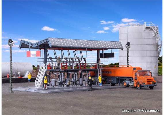 Kibri 39834 MIRO Tankwagen SCANIA/Abfüllstation - H0 (1:87) | Bild 1