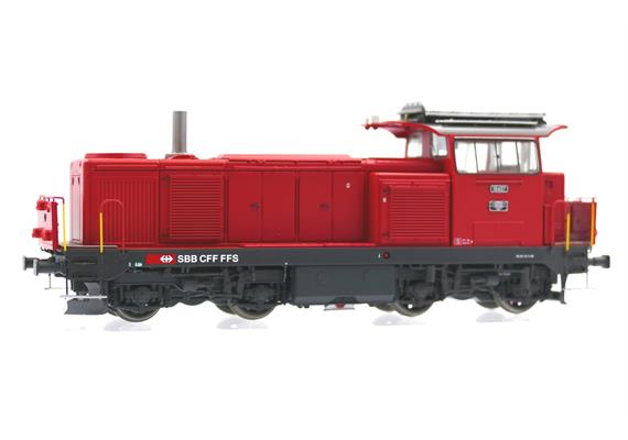 L.S. Models 17568 Diesellok Bm 4/4 feuerrot mit Signum und Kamin SBB HO | Bild 1