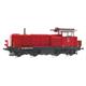 L.S. Models 17568 Diesellok Bm 4/4 feuerrot mit Signum und Kamin SBB HO