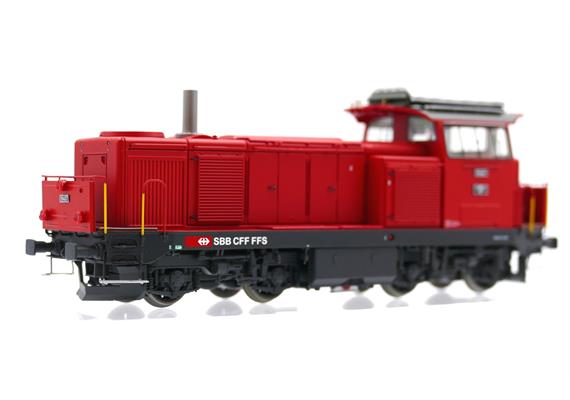 L.S. Models 17568 Diesellok Bm 4/4 feuerrot mit Signum und Kamin SBB HO | Bild 2