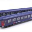 L.S. Models 47332 SBB Personenwagen UIC-X Bcm Moon & Stars 2er Set HO | Bild 1