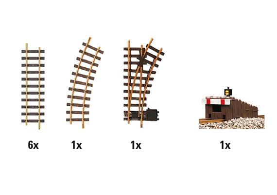 LGB 19901 Prellbock-Gleis-Set - Spur G IIm (1:22,5) | Bild 3