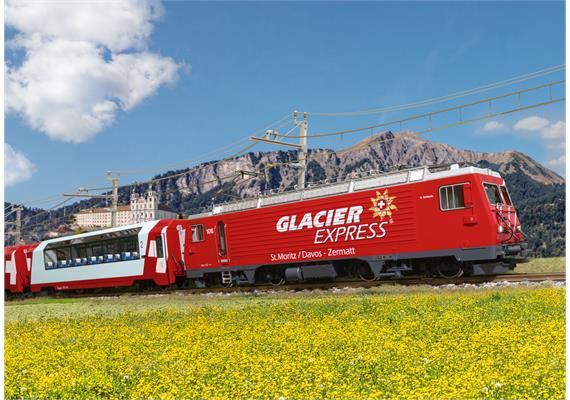 LGB 23101 MGB HGe 4/4II "Glacier Express" Zahnradlok - Spur G IIm (1:22.5) | Bild 3