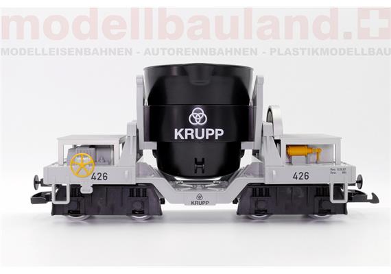 LGB 42560 Erzmuldenwagen Krupp, mit Digitalfunktion DCC - Spur G IIm (1:22,5)