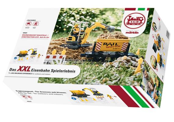 LGB 49501 Ergänzungsset Baustelle - Spur G IIm (1:22,5) | Bild 1