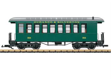 LGB 36821 D&S RR Personenwagen grün - Spur G IIm (1:22,5)
