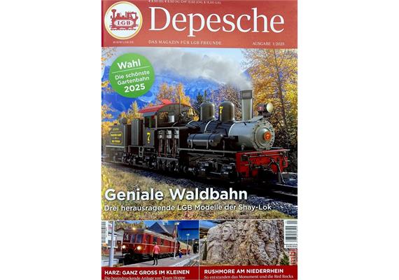 LGB Depesche, das Magazin für LGB Freunde, Ausgabe 1/2025