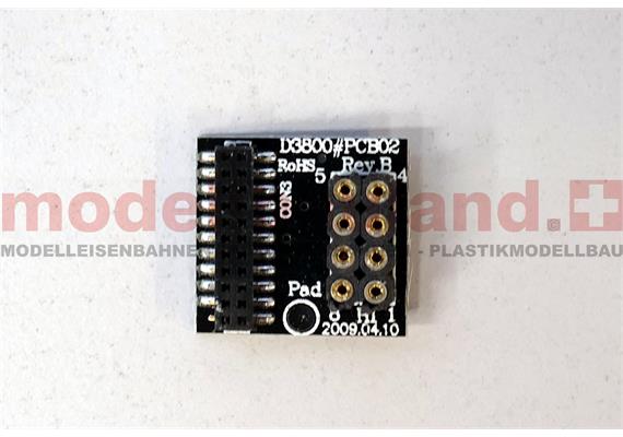 Liliput 938004 Schnittstellen-Adapter für 8pol. auf 21mtc-Digitalschnittstelle - H0 (1:87)