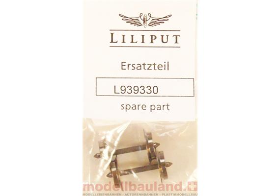 Liliput 939330 AC-Radsatz 10,8 mm für Oldtimer-Personenwagen, 2 Stück - H0 (1:87)