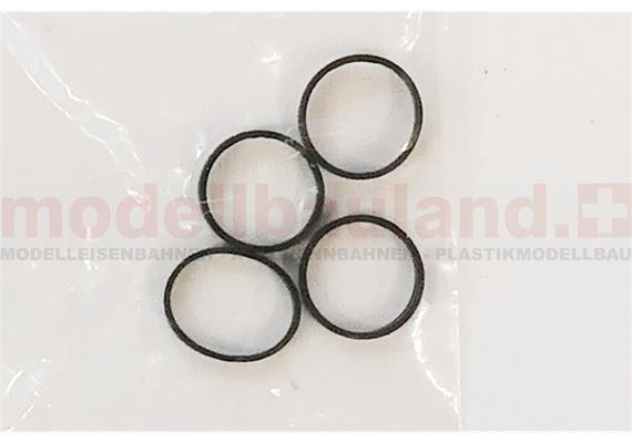 Liliput 939383 Haftreifen für z.B. Domino, 4 Stück - H0 (1:87)