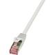 LogiLink CQ2072S RJ45 Netzwerkkabel, Patchkabel CAT 6 S/FTP, 5.00 m, grau, geschirmt
