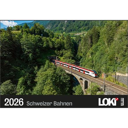 LOKI Kalender Schweizer Bahnen 2026