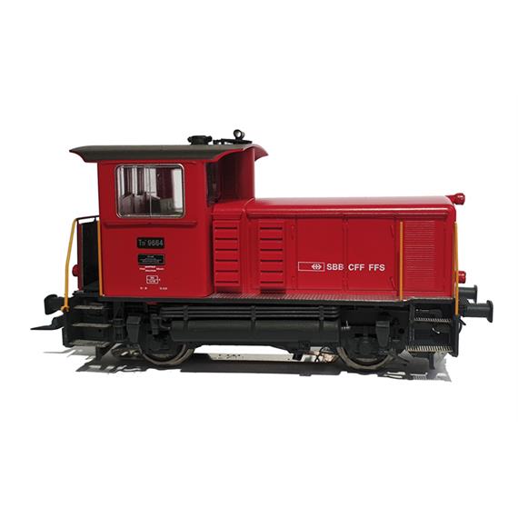 Mabar 81525 SBB Diesellokomotive Tm IV 232 9664 rot, Wechselstrom AC, H0 (1:87)
