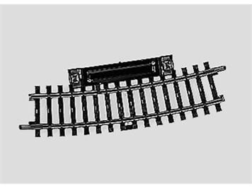 Märklin 2239 Schaltgleis gebogen. Länge 1/2 = 15°. Radius 424,6 mm. - H0 (1:87)