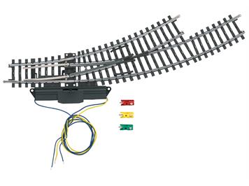 Märklin 2268 K-Gleis Bogenweiche links Außenbogen 30° im Parallelkreisabstand 64,6 mm - H0