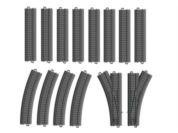 Märklin 23400 my world - Kunststoffgleis-Ergänzungspackung - H0 (1:87)