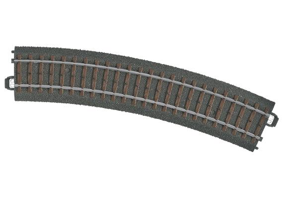Märklin 24224 C-Gleis gebogen R2 = 437,5 mm / 24,3°, Weichenbogen - H0 (1:87)