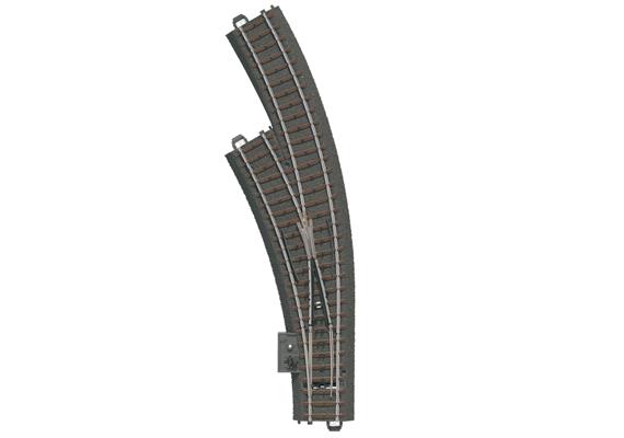 Märklin 24671 C-Gleis Bogenweiche links R1 = 360 mm, 30° - H0 (1:87)